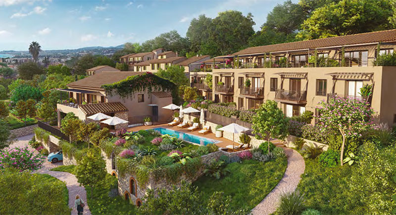 Cagnes sur Mer, Domaine, residence, appartement, terrasse, vue mer, piscine, jardin, hotel, luxe, exception